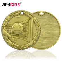 Medallion Company Bronze Gravado Medalha e Prêmios de Voleibol